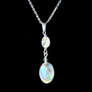 ☃️ Abalone Pendant Necklace